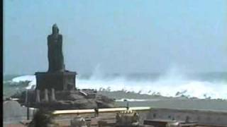 TSUNAMI at Kanniyakumari Tamilnadu [upl. by Aihsein]