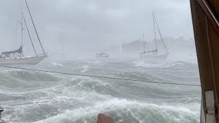 Boat Technician Films Storm At Cape Cod [upl. by Rauch]