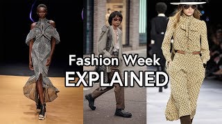 What Is Fashion Week  EXPLAINED [upl. by Stroup]