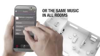 MEET HEOS AMP WIRELESS MULTIROOM SOUND SYSTEM [upl. by Airdnalahs]