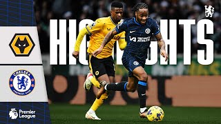 Wolves 21 Chelsea  HIGHLIGHTS  Premier League 202324 [upl. by Yniffit]