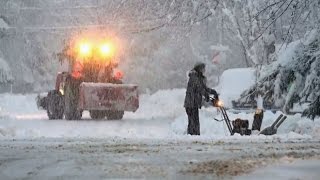 Winter Storm hits New Brunswick [upl. by Aehsila]