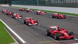 Ferrari Formula 1 Corse Clienti  EPIC Line up V8V10V12 [upl. by Astra599]