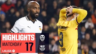 Resumen de Valencia CF vs FC Barcelona 11 [upl. by Arolf]