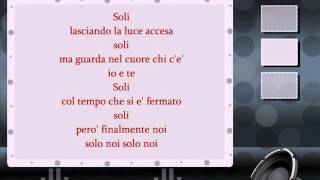 Adriano CelentanoSoli testo  lyrics [upl. by Negah]