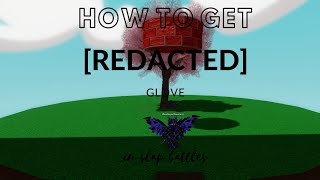 How to get REDACTED glove in Slap Battles [upl. by Aikan]