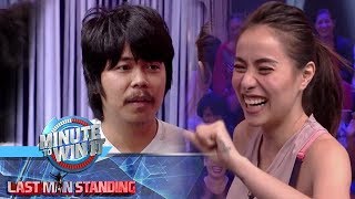 Minute To Win It Empoy may nakakatawang hirit kay Cristine [upl. by Materse]