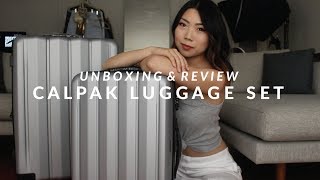 CalPak Luggage Zyon 2Piece Luggage Set  Unboxing  Review  JULIA SUH [upl. by Lavona]