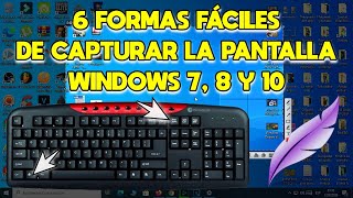 💻 Cómo Hacer CAPTURA DE PANTALLA en PC  6 Formas para Hacer SCREENSHOT en PC  Windows 7 8 y 10 ✅ [upl. by Antrim]