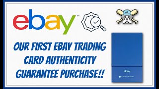 Our First Ebay Trading Card Authenticity Guarantee Purchase [upl. by Gnourt]