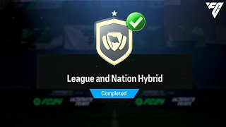 League and Nation Hybrid SBC Cheapest Solution  EAFC 24 [upl. by Norahs]