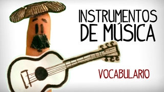 Los instrumentos de Musica vocabulario español [upl. by Nikoletta]