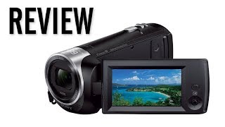 Sony Handycam HDRCX405 HD Video Camera Review [upl. by Funk686]