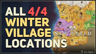 All Winter Village Locations New World [upl. by Sandro]