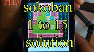 sokoban level solution 1234567891011121314 and 15 [upl. by Arno]