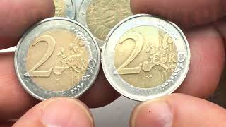 2 Euro Circulation 25 COINS eurocoins [upl. by Hylton]