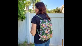 Easy Peasy Drawstring Backpack [upl. by Elbam250]