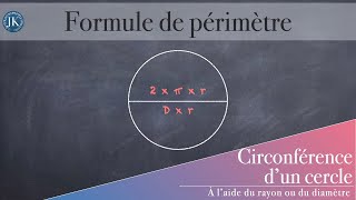 Circonférence dun cercle [upl. by Nennerb]