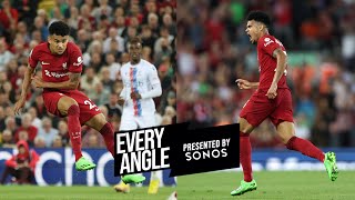 EVERY ANGLE OF LUIS DIAZS SCREAMER [upl. by Alyekahs]