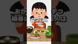 実は食べ方でバレる性格 [upl. by Kcitrap]