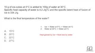 Specific Heat Capacity and Latent Heat Calculations [upl. by Aiblis]