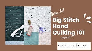 Hand Quilting 101 [upl. by Inahpit387]